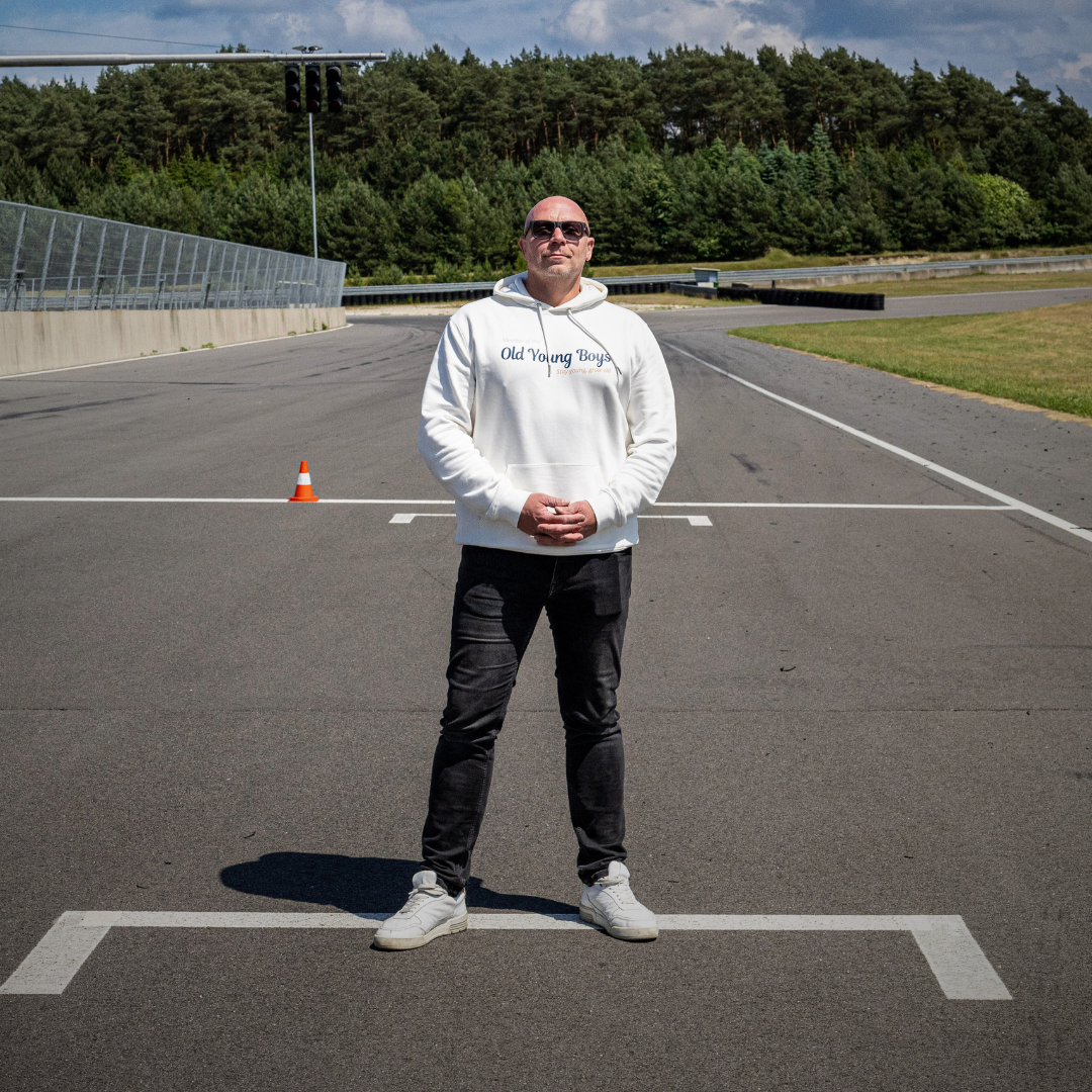 Old Young Boys Hoodie - Gewoon wit